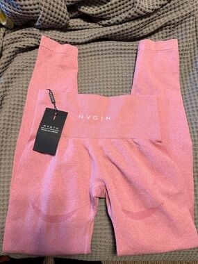 NVGTN Dusty Pink Seamless High-Waist Leggings